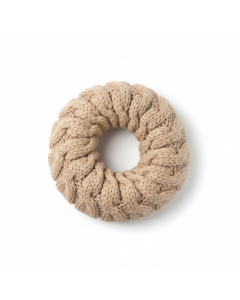 Cozy chunky cable-knit snood