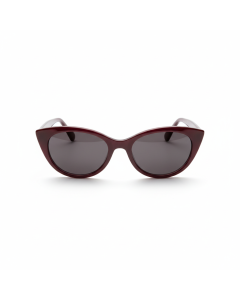 Lunettes de soleil cat-eye rétro Diva - Bordeaux