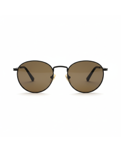 Lunettes de soleil rondes John - Noir