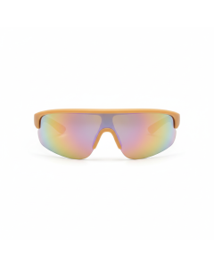 Lunettes de soleil miroir sport Shield - Camel