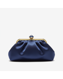 Abend-Clutch aus drapiertem Satin Gala