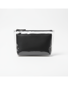 Pochette transparente en PVC Summer - Noir