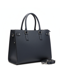 Sac cabas en cuir grainé Parisienne