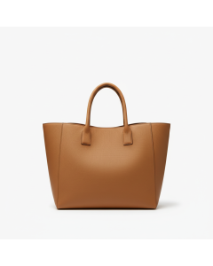 Sac cabas en cuir grainé Parisienne - Camel