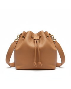 Sac seau en cuir souple Bohème