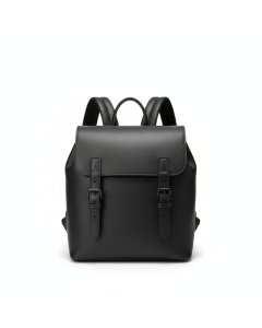 Sac à dos en cuir City Pack - Noir