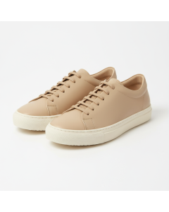 Minimalistischer Leder-Sneaker weiß Essential