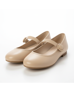 Mary-Jane-Ballerina mit Riemchen Rétro