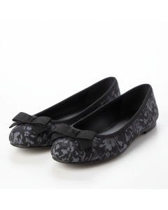 Ballerine en toile imprimée Liberty - Noir - 35