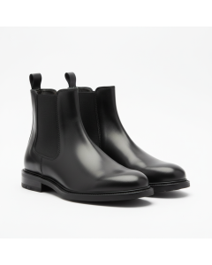 Bottine Chelsea en cuir Classic - Noir - 45