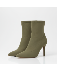Bottine chaussette stretch Moderne - Kaki - 41