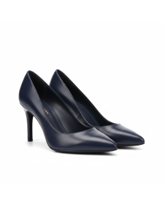 Diva 85 classic black leather court shoe