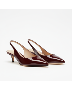 Escarpin slingback à bride Marie - Bordeaux - 45