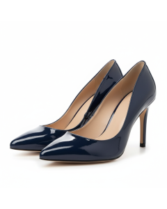 Escarpin rouge verni Passion - Bleu marine - 41