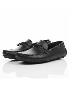Mocassin en cuir souple Driver - Noir - 43