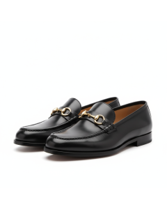 Mocassin à mors doré Preppy - Noir - 40