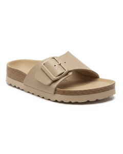 Leder-Pantolette mit Schnalle Spa