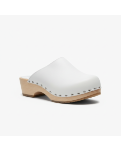 Sabot en cuir style scandinave Klog - Blanc - 38
