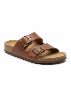 Sandale birkenstock ergonomique Confort+ - Cognac - 45