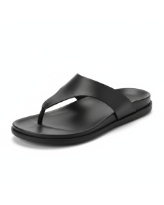Sandale entre-doigts cuir Tropicale - Noir - 44