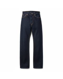 Jean wide leg en denim brut Indigo - Bleu marine - 38