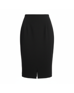 Jupe crayon en crêpe Bureau Chic - Noir - 44