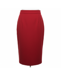 Jupe crayon en crêpe Bureau Chic - Rouge - 44