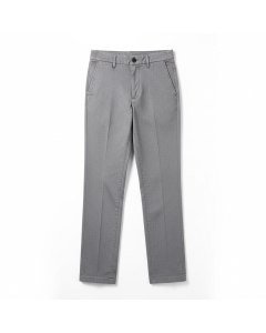 Pantalon chino en coton bio Essentiel - Gris chiné - 40