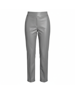 Pantalon en cuir vegan Rebel - Gris chiné - 44