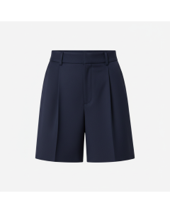 Short tailleur à pinces Élégance