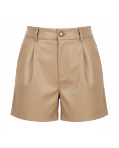 Short en cuir vegan Rock Star