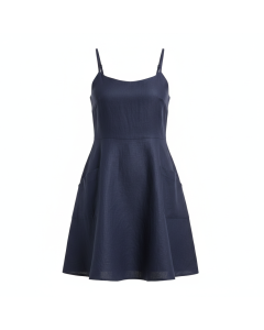 Washed linen mini dress Riviera