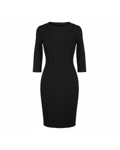Robe fourreau en jersey Silhouette - Noir - XL