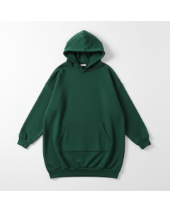 Robe sweat à capuche Weekend - Vert sapin - M