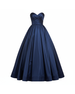 Bustier-Abendkleid aus Taft Opéra