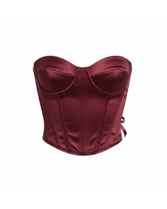 Crossover jersey wrap top Twist