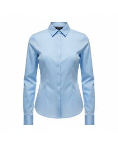 Silk pussy-bow shirt in pure silk Chic