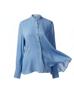 Viscose shirt with Mandarin collar Orient