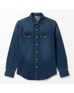 Cotton poplin fitted shirt Classic