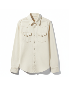 Chemise en jean western Prairie - Ivoire - XL