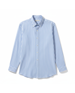 Striped cotton shirt with pockets Work