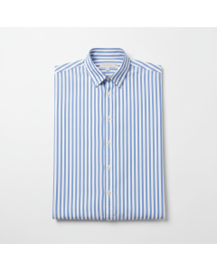 Chemise boyfriend rayée Oxford - Ivoire - XXL