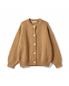 Gilet boutonné Margaret - Camel - XS