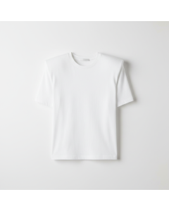 T-shirt épaulettes structuré Garance