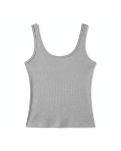 Débardeur marcel côtelé Essential - Gris chiné - XL