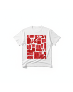 T-shirt graphique collection capsule Artiste - Rouge - L