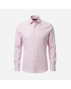 Chemise slim en popeline blanche Bureau - Rose poudré - XS