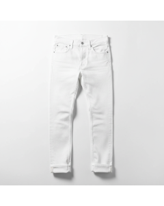 Jean slim brut selvedge Premium - Blanc - S