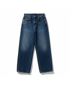 Jean loose wide leg Retro 90 - Bleu marine - XS