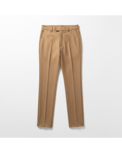 Pantalon tailleur slim laine mélangée Business - Camel - L